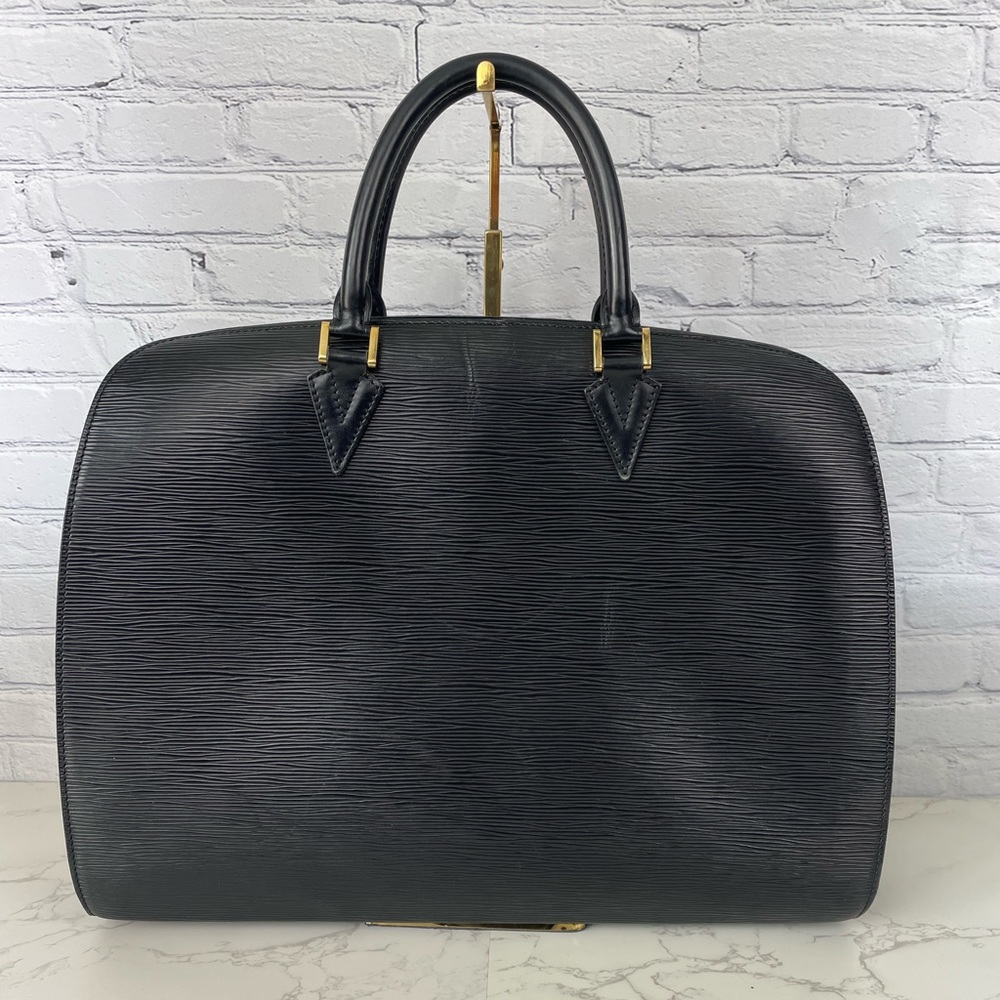 ❗️SOLD❗️Louis Vuitton Sorbonne Briefcase Bag in Black Epi Leather - Picture 2 of 9